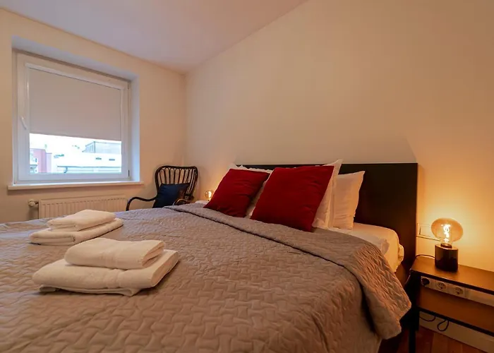 Dzīvoklis Harmony - Residences Of Pulkveza Brieza Street Next To Silent Center Riga