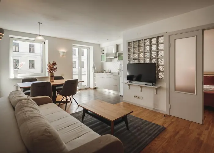 Dzīvoklis Harmony - Residences Of Pulkveza Brieza Street Next To Silent Center